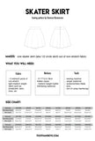 Skater Skirt - Free Sewing Pattern US00-22/UK2-26