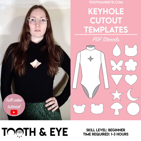 Keyhole Cutout Templates - Free Stencils