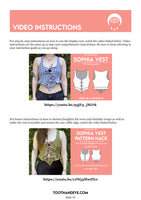 Sophia Vest Sewing Pattern US0-16/UK4-20