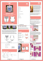 Sophia Vest Sewing Pattern US0-16/UK4-20