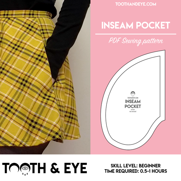Inseam Pocket Free Sewing Pattern – Tooth and Eye
