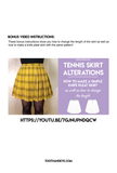 Tennis and Knife Pleat Skirt